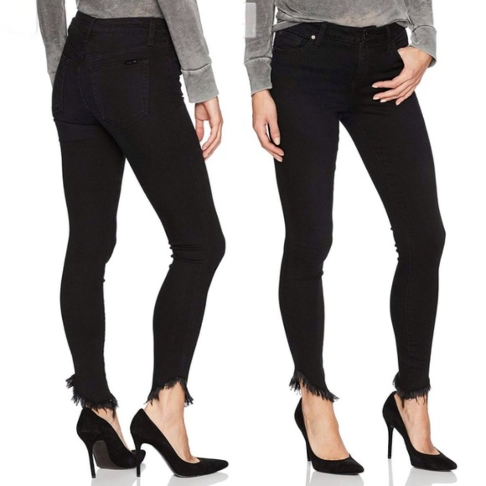 NWT JOE'S JEANS Flawless Icon Skinny Raw Ankle 25